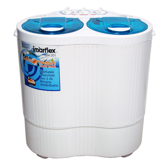 Imarflex เครื่องซักผ้าสองถัง รุ่น WM-201 ขนาด 2 กก.