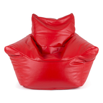 Esupersave เก้าอี้ Beanbag ทรง Sofa Armchair (สีแดง)
