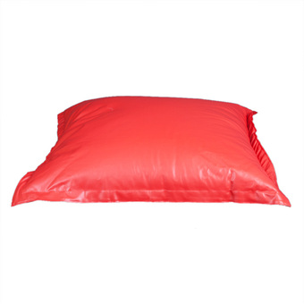 Esupersave เก้าอี้ Beanbag ทรงสี่เหลี่ยม ขนาด 120x120 cm - PVCสีแดง