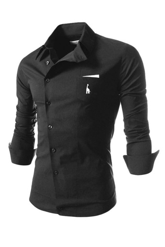 Reverieuomo CS36 Single-breasted Shirt ( Black )