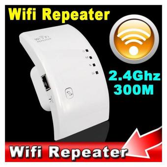 Nanotech เพิ่มสัญญาณ WiFi ง่ายๆ แค่เสียบปลั๊ก Best Wireless-N Router 300Mbps WiFi Range Extender Repeater High Speed (White)