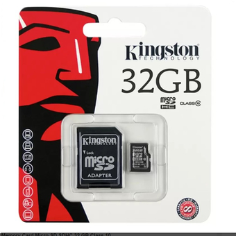 Kingston mini shoping Kingston Memory Card Micro SD SDHC 32 GB Class 10 คิงส์ตัน เมมโมรี่การ์ด 32 GB