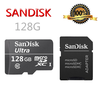 SanDisk Satisfaction Guaranteed 100％ 128GB Micro SDHC Memory Card (สีดำ)+Micro SD Adapter ราคา199 บาท
