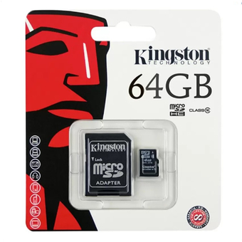 Kingston Memory Card Micro SD SDHC 64 GB Class 10 คิงส์ตัน เมมโมรี่การ์ด 64 GB