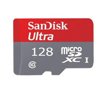 Sandisk Ultra 48MB/S Micro SD Card TF 128GB(สีแดง/สีเทา)