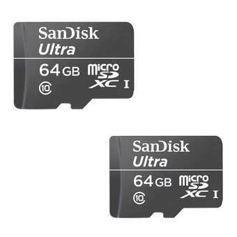 Sandisk veger SanDisk 64GB Micro SDHC Memory Card 2ชิ้น