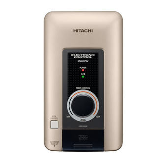 HITACHI เครื่องทำน้ำอุ่น 3,500วัตต์ สีทองแชมเปญเมทัลลิค รุ่น HES-35VS.MCG