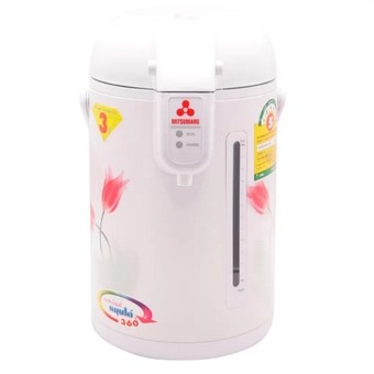 MITSUMARU กระติกน้ำร้อน ขนาด1.6 ลิตร รุ่น AP-216K (สีขาว)