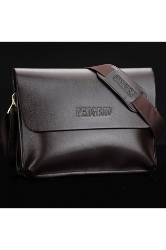 Jo.In Men Genuine Leather Handbag Messenger Shoulder Briefcase Laptop Bag Purse (brown)