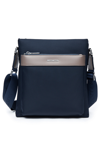 Bostanten Men&#039;s Nylon Messenger Tablet Cross-body Shoulder Bag Wallets Blue