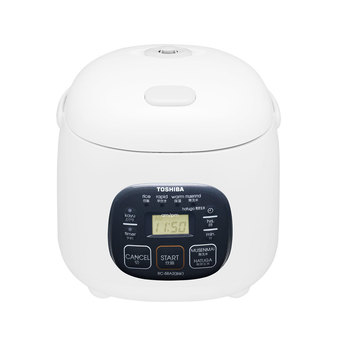 Toshiba หม้อหุงข้าว ความจุ 0.5 ลิตร รุ่น RC-5RA2(BW)A (สีขาว)