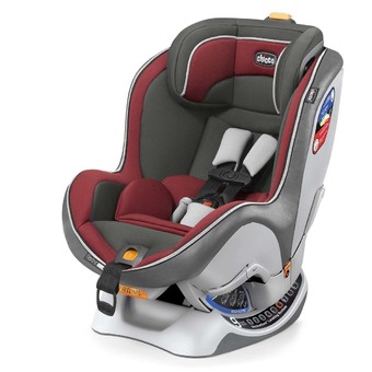 Chicco คาร์ซีท Nextfit Zip Convertible Car Seat - Rubio (Red/Grey) (ระบบ ISOFIX)