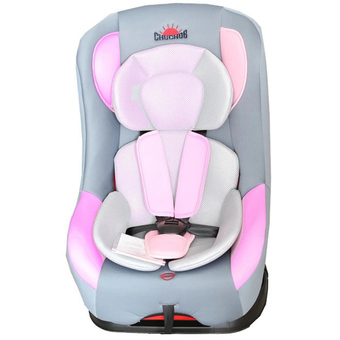 Chuchob คาร์ซีท ปรับ (นั่ง/เอน/นอน) สำหรับเด็กแรกเกิดขึ้น - 6 ขวบ รุ่น smart B-1(สีชมพู)
