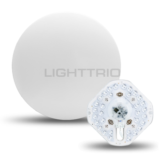 Lighttrio โคมไฟแอลอีดีเพดานสำเร็จรูป พร้อมหลอด LED 16 วัตต์ สีDay light ขนาด 35cm.