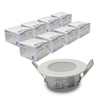 Opple @ LightTrio LEDดาวน์ไลท์แบบฝัง มุมกว้าง4.5วัตต์ สีWarm white pack 8