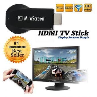 Nanotech 1080p Mirascreen OTA TV Stick HDMI Dongle Wifi Display wireless Receiver DLNA Airplay Miracast For IOS/Android Phone to TV
