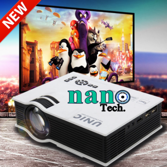 Nanotech UNIC UC40+ Mini Pico Portable 3D led Projector HDMI Home Theater Beamer Multimedia Proyector Full HD 1080P Video Projector