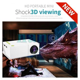 ์Nanotechโปรเจคเตอร์ Mini Upgrade Version HD Resolution Multimedia LED Projector Home Cinema Theater