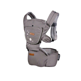 Madamphooh เป้อุ้มเด็ก Hip Seat Carrier พร้อมที่นั่งคาดเอว (สีเทา)