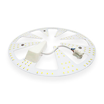 Lighttrio(8ชิ้นน)หลอดไฟแอลอีดี LED เพดานแบบกลมสำหรับเปลี่ยนโคมซาลาเปาเดิม Daylight 18 วัตต์