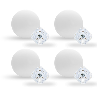 Lighttrio แพ็ค 4 โคมไฟแอลอีดีเพดานสำเร็จรูป พร้อมหลอด LED 16 วัตต์ สีDay light ขนาด 35cm.