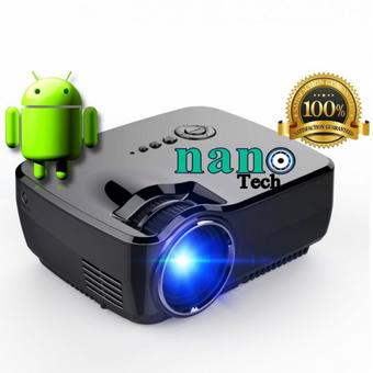 Nanotech สมาทร์โปรเจคเตอร์ Smart Android 4.4 OS Google play Built-in wifi and Bluetooth Home Theater Video