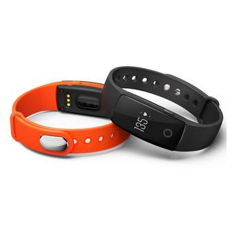 Nanotech 2016 Fitness Bluetooth smart wristband heart rate monitor fitbit HR activity compatible with Android and ios (สีส้ม)