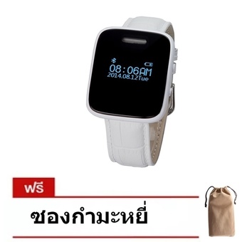 Nanotech Glass Screen Smart Watch สมาร์ทวอช รุ่น E6 (สีขาว) ฟรี ซองกำมะหยี่