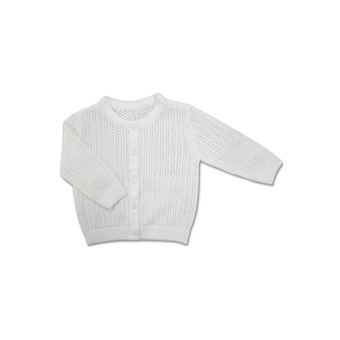 Cozi Co. เสื้อ Hand Knitted เด็กแรกเกิด 0-3 เดือน - สีขาว