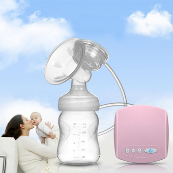 New arrival Electric USB breast pump Postpartum Breast feeding breast pumps Breast milk suckers (White)