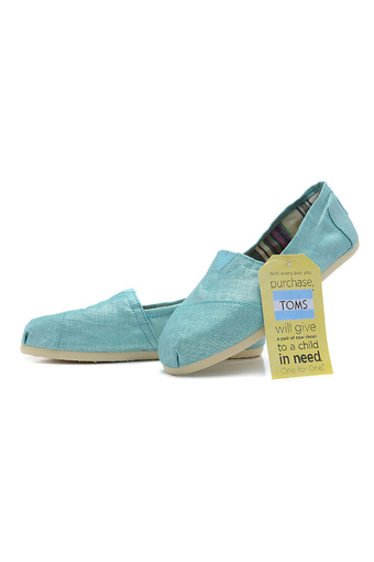 Toms Women&#039;s Shoes Bridal Glitter Classic Blue size W5