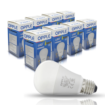 Opple @ LightTrio หลอดไฟ LED BULB 9W แสงขาวนวล Coolwhite แพ็ค 8
