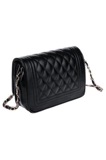 Womens Fashion Handbag Shoulder Bags Tote Purse Leather Lady Messenger Bag (Black)