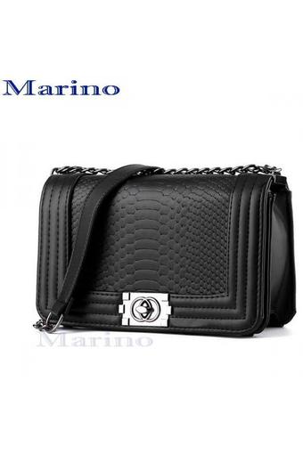 Marino กระเป๋า กระเป๋าสะพาย กระเป๋าสะพายผู้หญิง No.1140 - Black