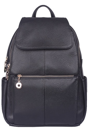 Girly Bags กระเป๋าเป้สะพายหลัง กระเป๋าเป้เกาหลี กระเป๋าสะพายหลังผู้หญิง backpack women รุ่น GP-065 (สีดำ)