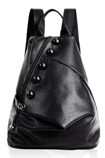 TOTO Bag กระเป๋าแฟชั่นผู้หญิง กระเป๋าสะพายหลัง กระเป๋าเป้ รุ่น LP-068 (สีดำ)