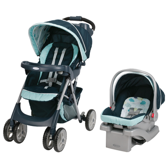 Graco รถเข็นเด็กเซ็ต 3 in 1 Graco Comfy Cruiser Travel System Stratus