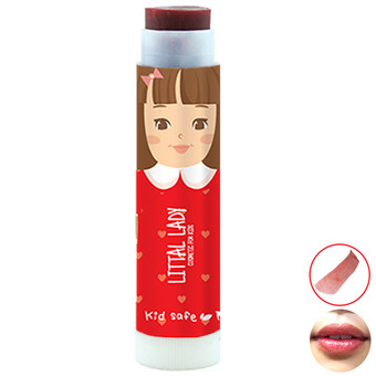 Littal Lady ลิปสติกจากธรรมชาติ สีแดง อ่อนโยน ปลอดภัย และไร้สารเคมีอันตราย