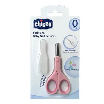 Chicco กรรไกรตัดเล็บสำหรับเด็ก Baby Nail Scissors Pink