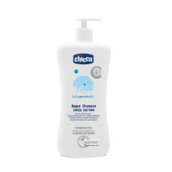 Chicco ครีมอาบน้ำเด็กและแชมพูเด็ก Chicco Baby Moment No-Tears Bath Shampoo 750 ml.