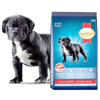 SmartHeart® Power Pack Puppy (สมาร์ทฮาร์ท พาวเวอร์แพ็ค) อาหารสุนัข สำหรับ ลูกสุนัข 10 กก.