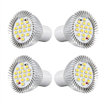 4pcs GU10 5W AC 220V-240V 16-LEDs SMD 5630 3500K Warm White LED Spotlights Lights Lamps