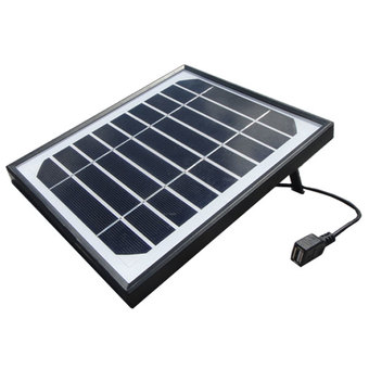 Thaivasion แผงโซล่าเซลล์ Monocrystalline 5W/5V/1A -Black