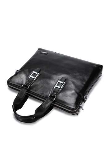 Sammons 190153-01 Men&#039;s Leather Tote Hand Bag Black