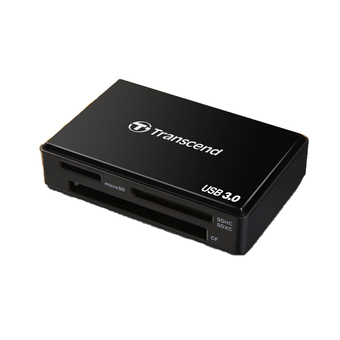 Transcend USB 3.0 Super Speed Multi-Card Reader - Black