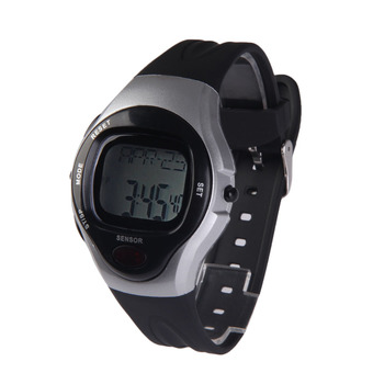 New Heart Rate Tester Monitor Watch Digital Calorie Counter Watch 008 Black (Intl)