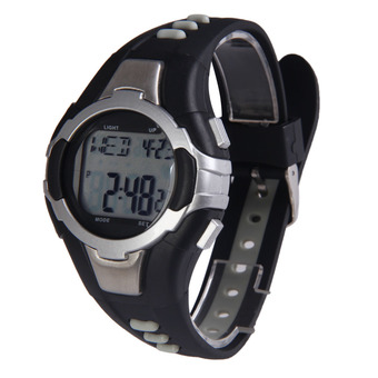 Strapless Sporty Noctilucent Heart Rate Monitor Unisex Pulse Wave Watch 012 (Intl)
