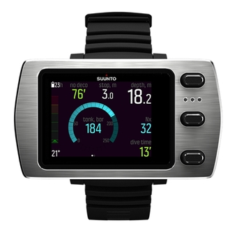 SUUNTO DIVE COMPUTER EON STEEL (Black/Silver)