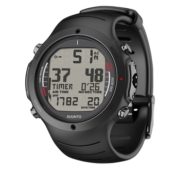 SUUNTO DIVE COMPUTER D6I ALL - BLACK ELASTOMER