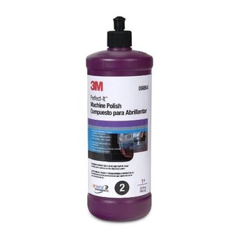 3M Perfect it Machine Polish PN06064 น้ำยาขัดเงาลบรอยขนแกะขนแมว และขัดเงา ขนาด 946 ml